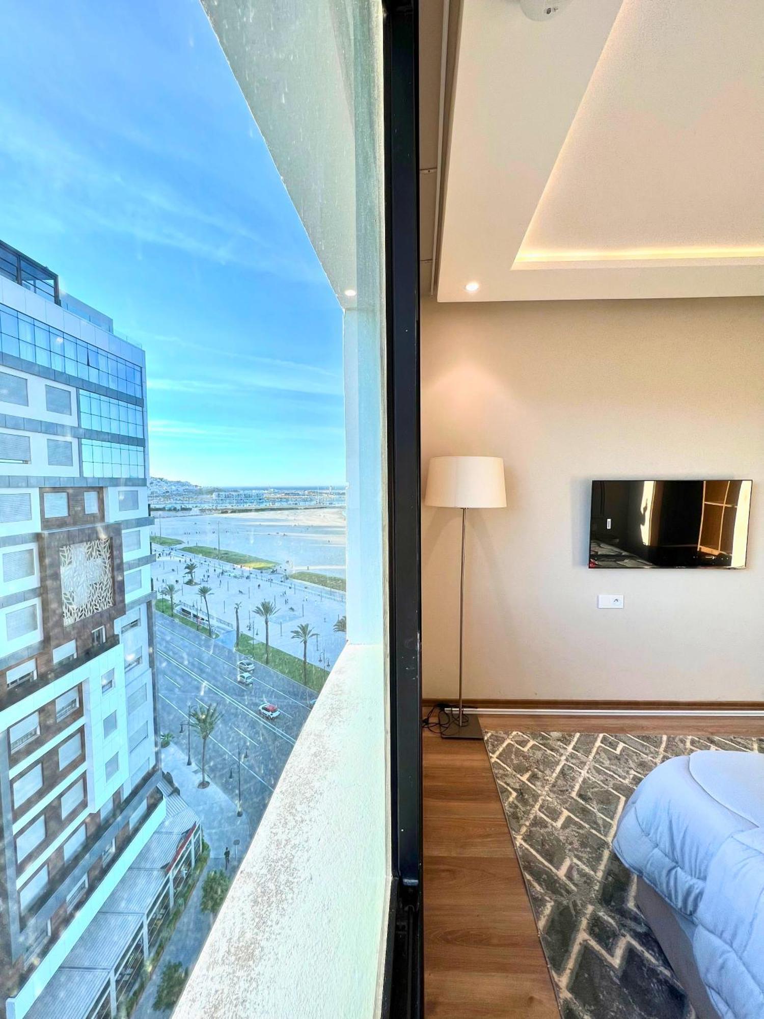 Appartement The Mirage Tangier - 3Br Luxury Sea View With Private Hammam & Jacuzzi Extérieur photo
